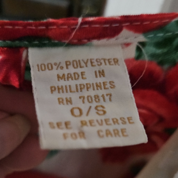 Floral Kimono Robe with Red Roses - Picture 2 of 6